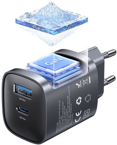 Ładowarka Usams Ładowarka sieciowa USAMS CC290 T66 45W   GaN 1xUSB-A 1xUSB-C tarnish 2
