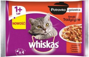 Whiskas Whiskas Potrawka Tradycyjna Galaretka 4x85g 1