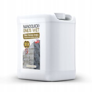Nanocape Impregnat Profesjonalny Efekt Mokrego Kamieni Elewacji Płytek Gnejs Wet 5L 3