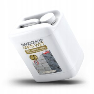 Nanocape Impregnat Profesjonalny Efekt Mokrego Kamieni Elewacji Płytek Gnejs Wet 5L 6
