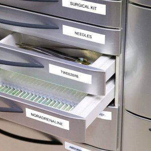 Taśma DYMO D1 45013 12mm x 7m S0720530 czarny na białym zamiennik 4