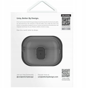 Etui UNIQ Glase Pro do Apple AirPods Pro 2 Lock Case różowy 3