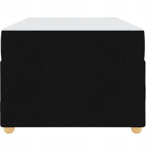 Rama łóżka z materacem z materacem Czarny 90 x 200 cm tkanina Lumarko! 5