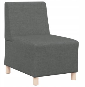 Fotel 2 pcs ciemno szary 55 x 74 x 82 cm tkanina Lumarko! 4