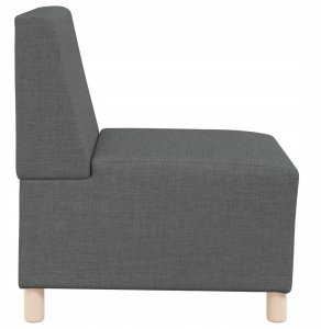 Fotel 2 pcs ciemno szary 55 x 74 x 82 cm tkanina Lumarko! 6