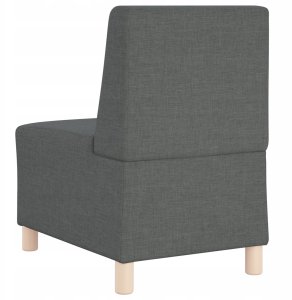 Fotel 2 pcs ciemno szary 55 x 74 x 82 cm tkanina Lumarko! 7
