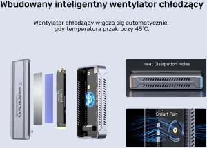 Kieszeń Unitek na dysk SSD M.2 (PCIe/NVMe) 12