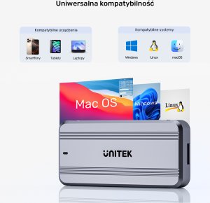 Kieszeń Unitek na dysk SSD M.2 (PCIe/NVMe) 15