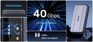 Kieszeń Unitek na dysk SSD M.2 (PCIe/NVMe) 10