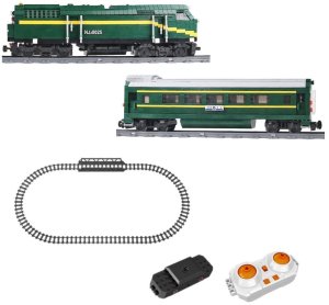 Klocki Konstrukcyjne Kolejka Elektryczna Pociąg RC Zdalnie Sterowany 2086 el. 3