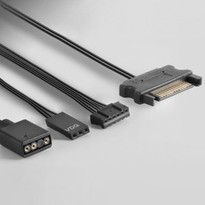 Mars Gaming MF-3DKIT Infinity Mirror ARGB 120mm Remote Control Computer Cooler Kit 3