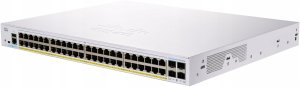 Switch Cisco CBS350-48P-4X Zarządzany L2/L3 Gigabit Ethernet (10/100/1000) Obsługa PoE Srebrny 3