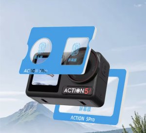 SZKŁO HARTOWANE 9H Z APLIKATOREM NA OBIEKTYW I EKRAN DO DJI ACTION 5 PRO - 3 SZT. 11