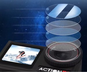 SZKŁO HARTOWANE 9H Z APLIKATOREM NA OBIEKTYW I EKRAN DO DJI ACTION 5 PRO - 3 SZT. 5