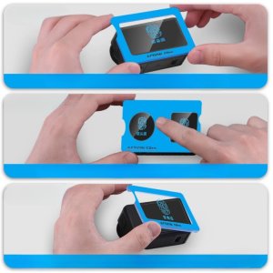 SZKŁO HARTOWANE 9H Z APLIKATOREM NA OBIEKTYW I EKRAN DO DJI ACTION 5 PRO - 3 SZT. 9