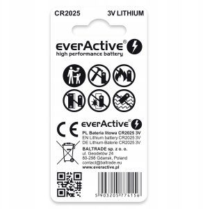 Bateria CR2025 2 szt. 2