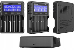 Ładowarka do akumulatorów Li-ion 1,5V / 3,6 / 3,7V / Li-FePO4 / Ni-MH, zestaw z zasilaczem - 4 kanały 2
