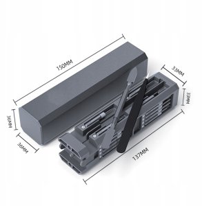 YPT 02 Screwdriver set with bits YENKEE 5