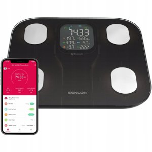 SBS 9002BK Waga Fitness Bluetooth 4