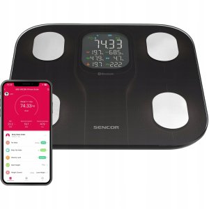 SBS 9002BK Waga Fitness Bluetooth 6