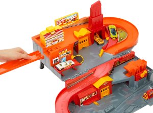 Mattel Hot Wheels Rajdowe miasto Przenośny zestaw (JFH37) 6