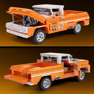 Brick Shop Hot Wheels Elite Series Custom 62 Chevy Pickup JFW70 JFT20 6