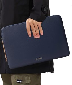 Torba Tech-Protect Pokrowiec Fleece Laptop 13-14 Navy Blue 13