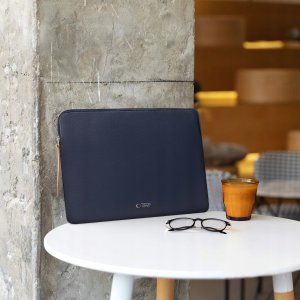 Torba Tech-Protect Pokrowiec Fleece Laptop 13-14 Navy Blue 9