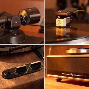 1 by ONE Gramofon z wbudowanym głośnikiem Bluetooth 33/45 obr/min 5