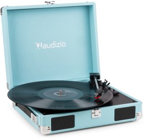 Gramofon Audizio Gramofon w walizce RP111BL niebieski one size 9