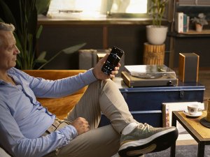 Gramofon z głośnikami RP335 Vintage brązowy Audizio one size 15