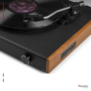 Gramofon z głośnikami RP335 Vintage brązowy Audizio one size 22