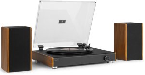 Gramofon z głośnikami RP335 Vintage brązowy Audizio one size 23