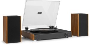 Gramofon z głośnikami RP335 Vintage brązowy Audizio one size 3