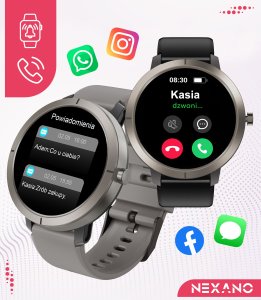 SMARTWATCH DAMSKI ZEGAREK WODOODPORNY GPS MENU PL AMOLED ROZMOWY PULS SPORT 8
