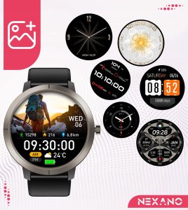 SMARTWATCH DAMSKI ZEGAREK WODOODPORNY GPS MENU PL AMOLED ROZMOWY PULS SPORT 9