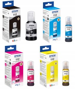 Tusz Epson 112 3 x 70ml + 1 x 127ml CMYK Oryginał komplet 7