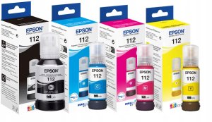 Tusz Epson 112 3 x 70ml + 1 x 127ml CMYK Oryginał komplet 8