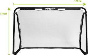 VIRTUFIT BRAMKA PIŁKARSKA PRO Z PŁACHTĄ DO STRZELANIA 170 X 110 CM 4