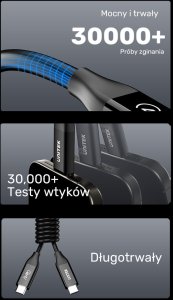 Unitek przewód USB-C 4.0 PD 100W 40 Gbps 8K 2 m 11