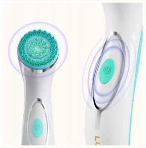 LUMINEO Professional Line Szczoteczka do twarzy Brush Pro turkusowa + Żel oczyszczajacy Lumineo do skóry wrażliwej 100 ml 3