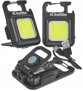 Latarka mini – kieszonkowa z magnesem LED COB 6W 500mAh 300lm IPX4 – kartonik wystawowy (18/216) 8