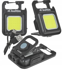 Latarka mini – kieszonkowa z magnesem LED COB 6W 500mAh 300lm IPX4 – kartonik wystawowy (18/216) 9
