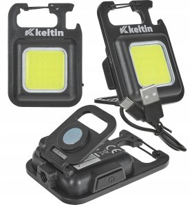 Latarka mini – kieszonkowa z magnesem LED COB 6W 500mAh 300lm IPX4 – kartonik wystawowy (18/216) 10