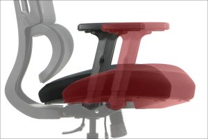 Fotel biurowy TREX czarny/aluminium STEMA 13