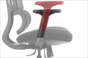Fotel biurowy TREX czarny/aluminium STEMA 5