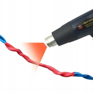 KOSZULKI TERMOKURCZLIWE KOSZULKA RURKA TERMOKURCZLIWA CZERWONA 50MM 25MM 4