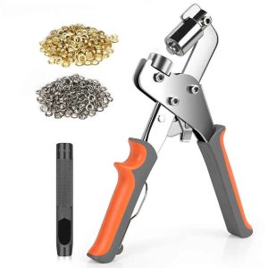 Oczkarka do plandek magnetyczna bannerów napownica zestaw + 800 oczek napy 7