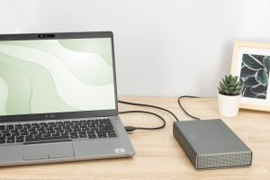 Obudowa USB 3.0 na dysk SSD/HDD 3.5 SATA III max. 16 TB z zasilaczem, aluminiowa 2