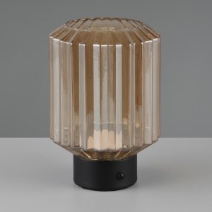 Table LED lamp REALITY LORD 1.5W 3000K 100lm rechargeable black/gold O13x19cm 7